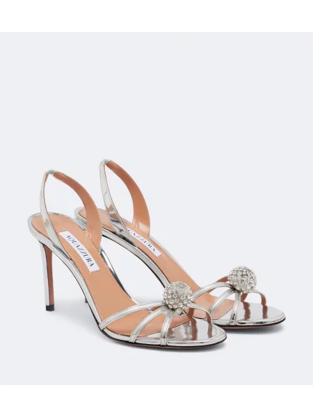 Sandale Aquazzura din piele slingback