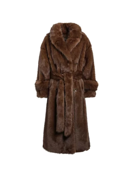 Trenci Bb Couture cu blană maro
