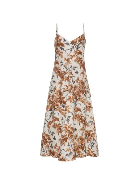 Rochie midi Cara Cara cu decolteu în V până la genunchi de costum