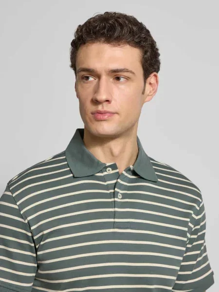 Koszulka polo o kroju regular fit z czystej bawełny model DEAN' Selected Homme