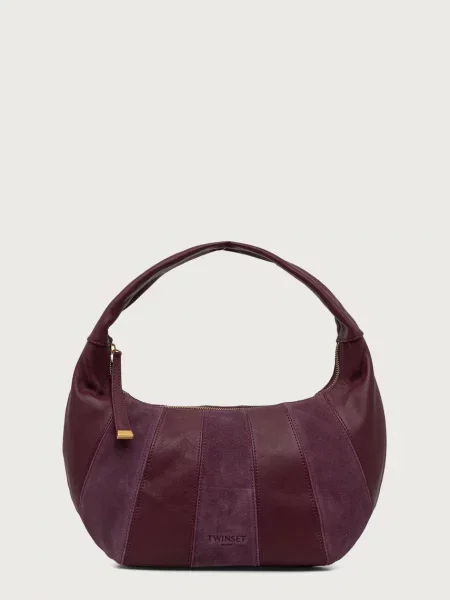 Geanta hobo Twinset din piele
