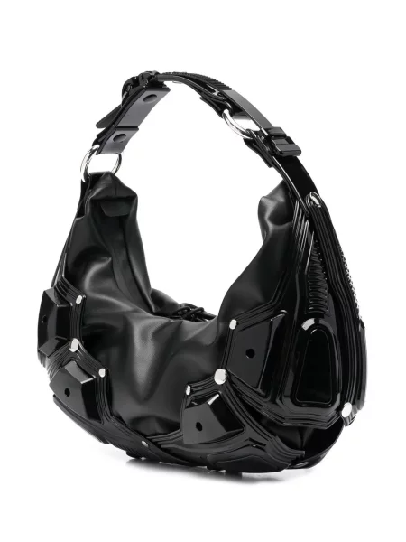 Geantă shopper Innerraum cu tepi negru