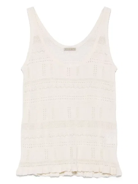 Top Faliero Sarti alb