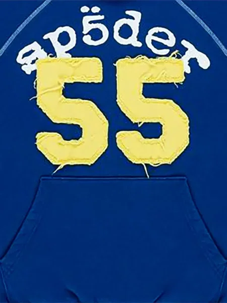 Hoodie Sp5der μπλε