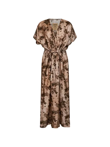 Rochie maxi Uma Wang cu model floral cu imagine cu cordon