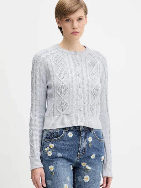 Жилетка Abercrombie & Fitch дамска сиво