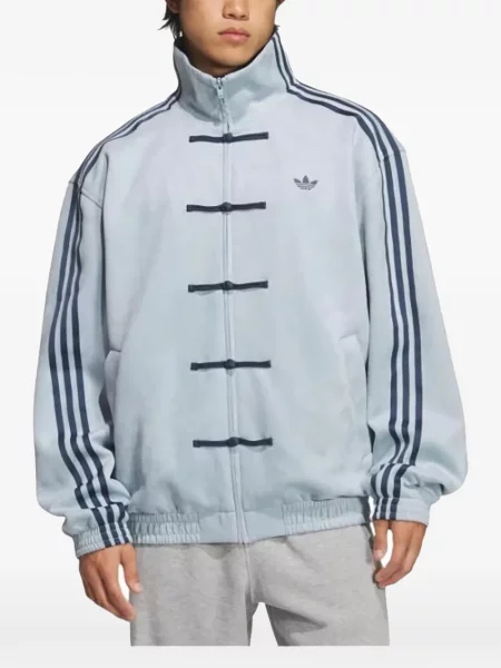 Papuci tip mules Adidas cu glugă albastru