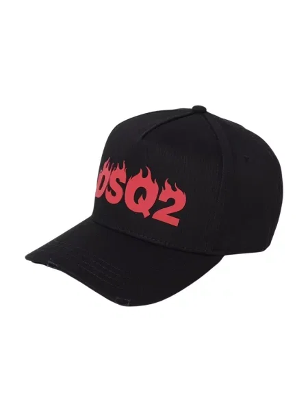 Czapka z daszkiem Dsquared2 czarna