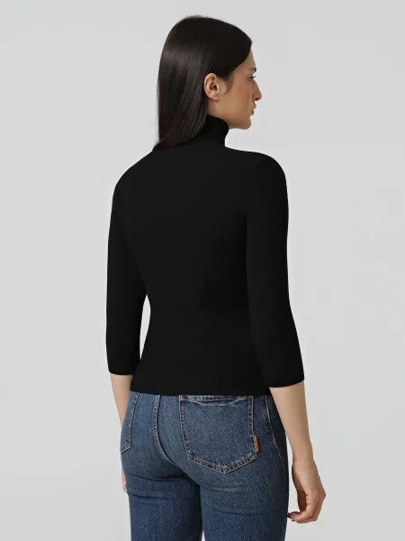 Водолазка Armani Exchange для гольфа черная
