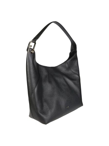 Torebka hobo Furla skórzana czarna