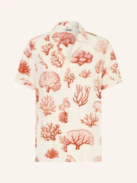 Drykorn Resortní Košile Bijan Regular Fit krémová / tmavě oranžová