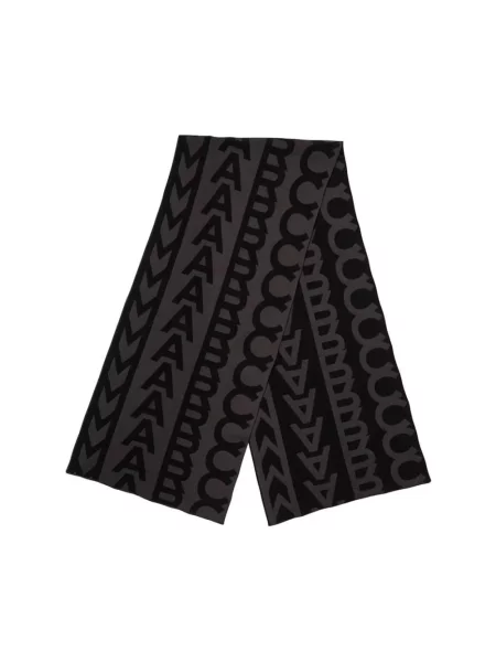 Szal Marc Jacobs wełniana czarna