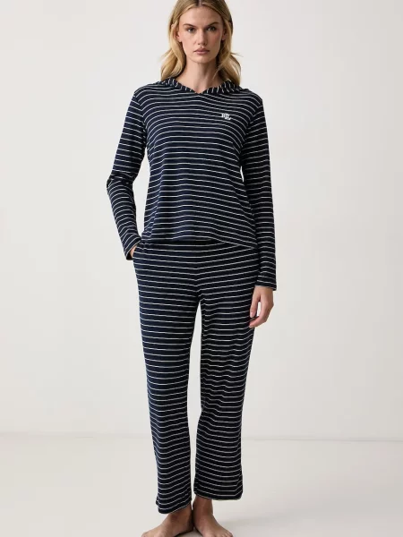 Lauren Ralph Lauren dvojdielne pyžamo dámske s bavlnou
