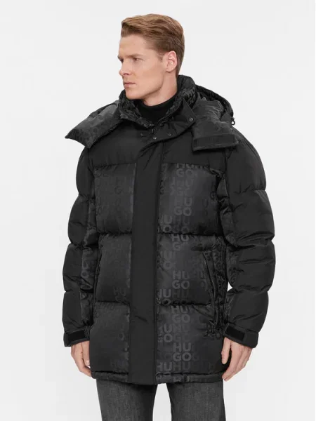 Hugo Geacă din puf negru