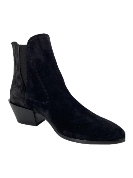 Botki Tod's zamszowe czarne