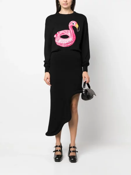 Megztinis Moschino juoda