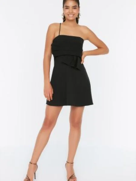 Rochie de seară Trendyol negru