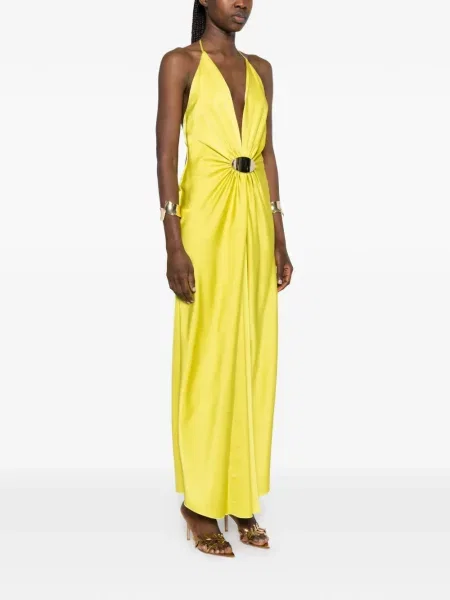Sukienka maxi Simona Corsellini żółta