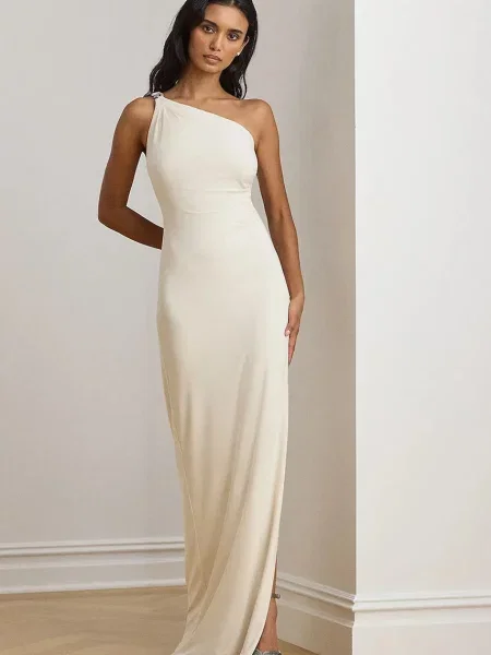 LAUREN RALPH LAUREN Rochie de seară Crem bej