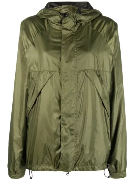 Geacă de vânt Aspesi cu glugă verde