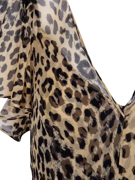 Rochie maxi Rixo cu imagine cu model leopard