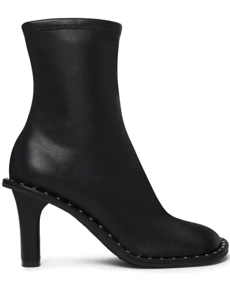 Botine Stella Mccartney asimetrice negru