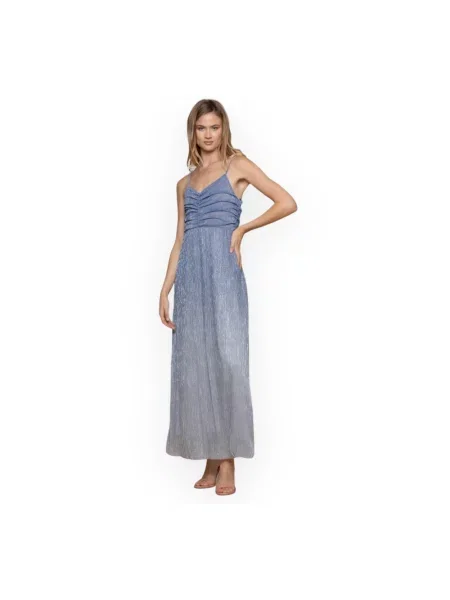 Maksi sukienka maxi Kocca niebieska