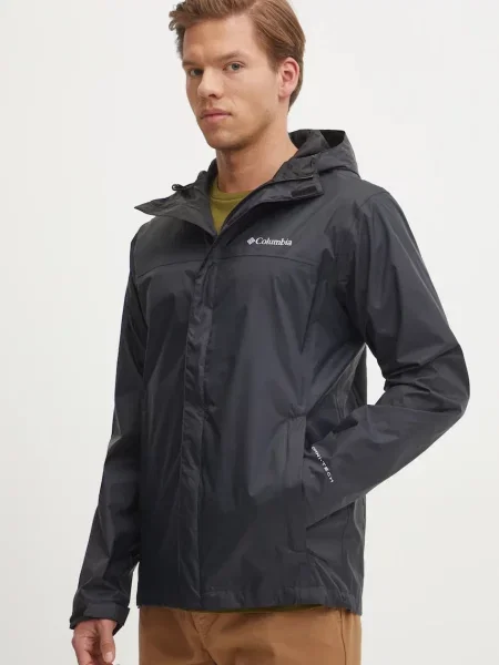 Pánska bunda do dažďa Columbia Watertight II black čierna