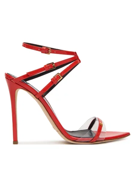 Sandali Elisabetta Franchi rdeča