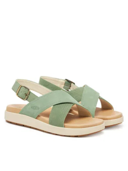 Keen Sandály Elle Luxe Cross Strap zelená