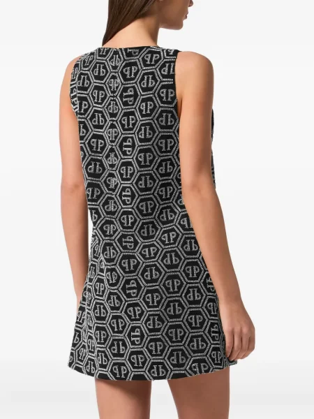 Rochie mini Philipp Plein de costum negru