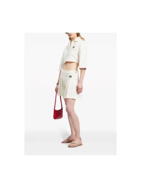 Crop top Palm Angels biały
