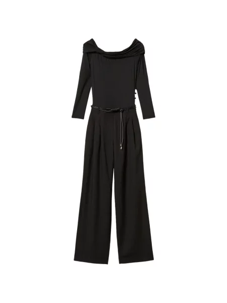 Cu centură salopetă Twinset negru