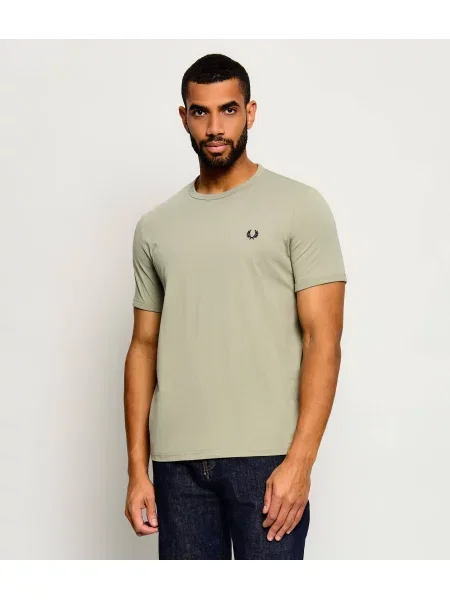 Fred Perry Tricou Ringer verde