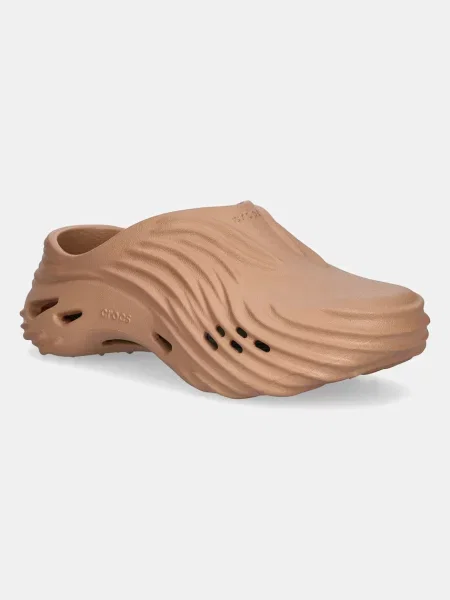 Чехли Crocs Echo Wave Clog кафяво