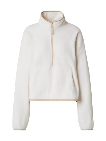 Fabletics Pulovere sport NO CHILL fildeş / kitt alb