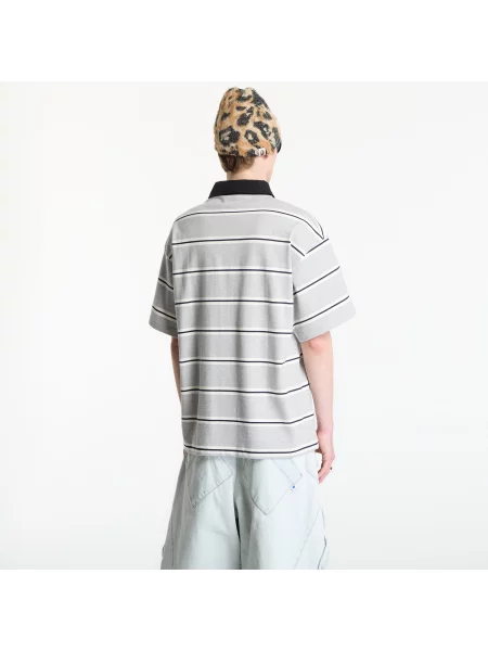 T-shirt Palm Angels Palm Sport Stripes Polo S/S UNISEX Navy Blue/ White XL λευκό