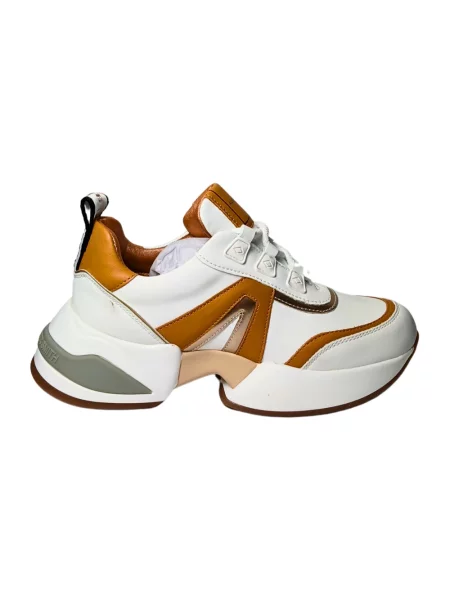 Sneakersy Alexander Smith brązowe