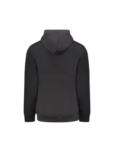 Tommy Jeans bluza z kapturem gładka czarny