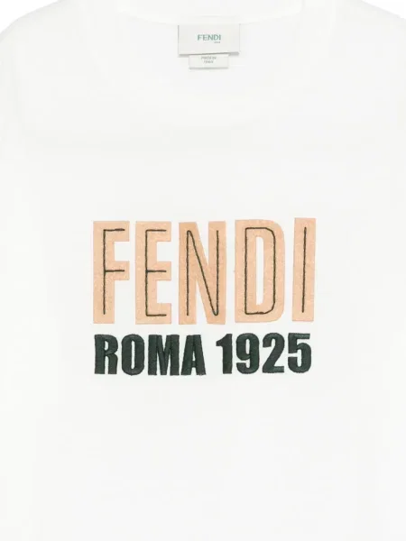 Koszulka dziecięca Fendi biała