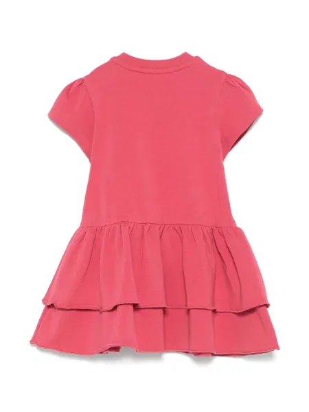 Dětské šaty Moncler Enfant růžové