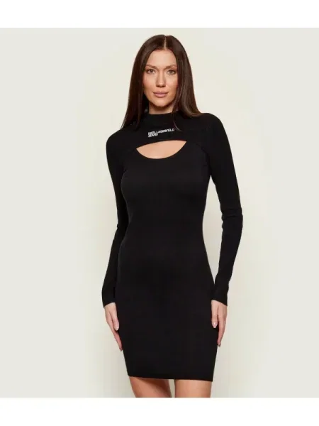 Karl Lagerfeld Jeans Rochie negru