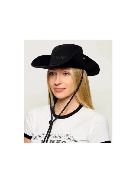 Czapka z daszkiem Pinko czarna
