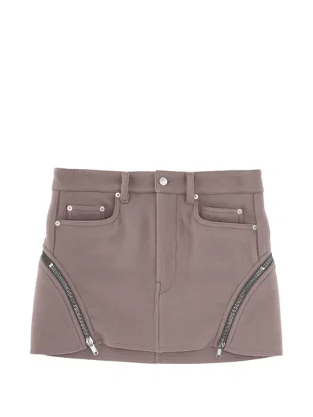 Fusta mini Rick Owens de lână roz