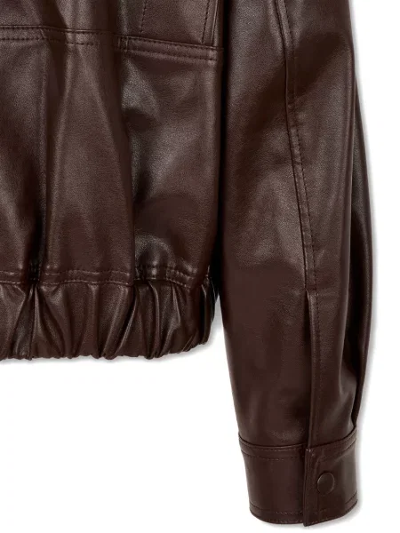 Geanta de piele Studio Tomboy cu glugă maro