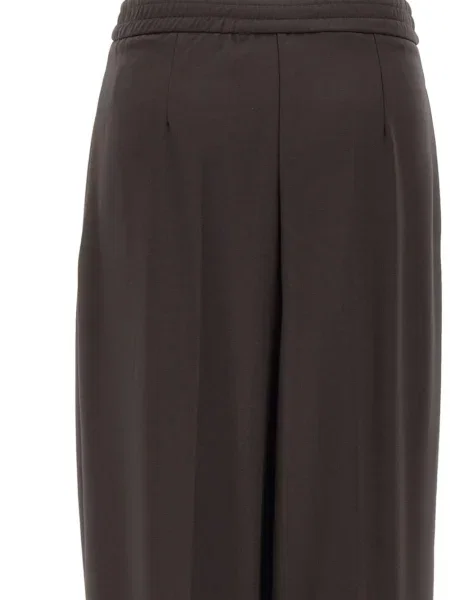 Pantaloni Kaos plisate maro
