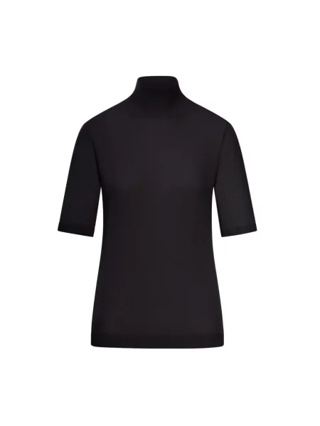 Sweter z golfem Max Mara do golfa czarny