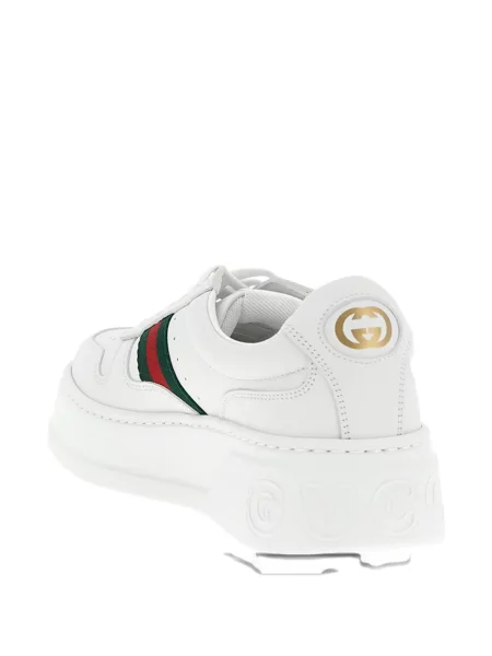 Sneakerși Gucci cu autograf alb