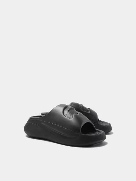 Шлепанцы Lacoste черные