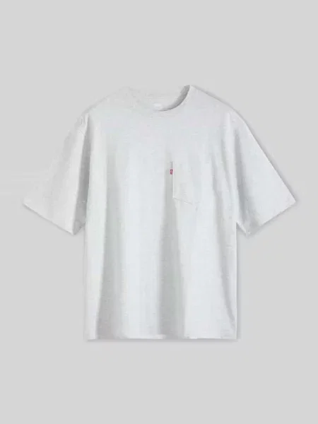 T-shirt o kroju relaxed fit z czystej bawełny Levi's szara